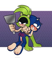 sonic the hedgehog from idw publishing by miguel layme