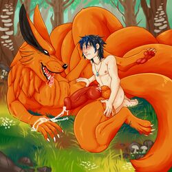 kurama from naruto by prince-vulpine