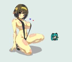 hatsune miku from suzumiya haruhi no yuuutsu by elun (llelunlun)