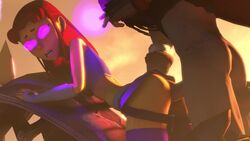 1boy 1girls 3d anal animated ass bent_over dazneysfm dc female forced huge_cock hypnotized koriand'r magic male no_sound panties_down red_hair source_filmmaker starfire teen_titans video