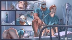 2boys anal anal_sex anus ass asshole big_penis cum cumming doctor doggy_style duo erect_penis erection from_behind gay gay_anal gay_sex hands-free handsfree_ejaculation hospital hospital_bed huge_cock large_penis male male/male male_only mskah muscular muscular_male nude nude_male patient penis veiny_penis watching yaoi