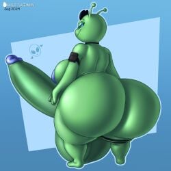 1futa 2024 alien antennae back_view balls better_version_at_source big_ass dated erection futa_only futanari gigantic_ass green_skin huge_ass huge_balls huge_cock humanoid humanoid_penis looking_back naked nude orangejuicemann penis sext smooth_balls smooth_penis smug solo thick_thighs twitter_sample wide_hips