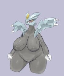 artesjsc big_breasts breasts cleavage female game_freak huge_breasts kyurem nintendo nipples pokemon pussy tagme thick_thighs wide_hips