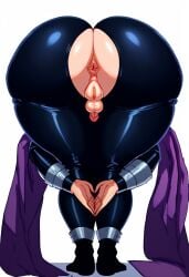 ai_generated chubby futanari gigantic_ass massive_ass one-punch_man praise_da_booty_(meme) small_penis speed-o'-sound_sonic