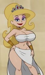 ai_generated blonde_hair bonnieaiart breasts eris_(billy_and_mandy) female female_only nai_diffusion solo stable_diffusion the_grim_adventures_of_billy_and_mandy white_skin