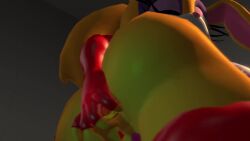 3d 3d_animation anal_insertion animated big_ass blonde_fur breasts bunnie_rabbot butt_plug glowing_eyes large_ass megaswitchsfm mobian_(species) no_sound rabbit_ears red_gloves sonic_(series) sonic_the_hedgehog_(archie) sonic_the_hedgehog_(series) tagme video yellow_fur