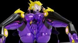 1girls 3d airachnid anus big_breasts breasts cosmic_trance erect_nipples female female_only moaning naked naked_female nipples nude nude_female open_legs pinching_nipples pink_eyes purple_body purple_lipstick purple_nipples pussy robot robot_girl robot_humanoid solo solo_female thick_thighs transformers vagina