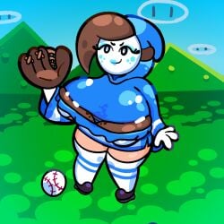 bandit_(mario) big_breasts brown_hair brunette_hair clothed cute paper_mario paper_mario:_the_thousand-year_door shortstack super_mario_bros. thick_thighs yoshi's_island