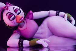 1girls curvaceous curvy_female female five_nights_at_freddy's five_nights_at_freddy's:_security_breach giantess glamrock_chica_(fnaf) masteryorg0 no_panties thick_thighs