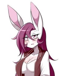 cachi_(lucyfercomic) donkey_ears furry furry_female glasses lucyfercomic oc purple_eyes purple_hair