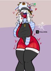 avg_szekely bodysuit countryhumans countryhumans_girl russia_(countryhumans) thick thick_thighs thighhighs thighs