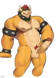 1boy animated anthro anthro_only balls ballsack biceps bowser credit_to_zfou cum_on_balls cumming_from_masturbation gay jerking left_handed looking_at_own_penis looping_animation mario_(series) masturbating masturbation muscle muscles muscular muscular_male no_humans no_sound orgasm orgasm_face pecs solo_male super_mario_bros. tagme video zfou