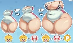 1female 1girls bbw big_breasts big_hipped big_hips big_thighs blonde_female blonde_hair breast_expansion breasts child_bearing_hips chubby chubby_female fat_thighs female female_focus female_only hip_expansion hip_inflation hips hips_wider_than_shoulders huge_breasts huge_hips huge_thighs kiyomi_draws large_breasts large_hips large_thighs large_tits mario_(series) massive_thighs nintendo princess_peach solo solo_female solo_focus tagme thick_thighs thigh_expansion thigh_inflation thighs thunder_thighs weight_gain wide_hips