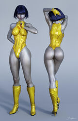 1girls 3d ass azarathian back_view bangs between_labia big_breasts bimbo blue_eyes blue_hair bob_cut boots breasts busty cameltoe cartoon_network curvaceous curvy dat_ass dc dc_comics erect_nipples erect_nipples_under_clothes female female_only from_behind front_view hand_behind_back hand_in_hair hands_in_hair heels high_heel_boots high_heels lady_legasus large_breasts leather_boots leotard lipstick nail_polish nipple_bulge nipples partially_visible_vulva pinup purple_lips purple_lipstick purple_nail_polish purple_nails pussy rachel_roth raven_(dc) short_hair signature solo superheroine teen_titans teen_titans_go thick_ass thigh_boots thigh_high_boots thighhigh_boots thighs tiangtam voluptuous vulva wip work_in_progress yellow_heels yellow_high_heels yellow_leotard