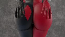 3d animated ass ass_focus ass_shake batman:_arkham_knight batman_(series) bodysuit dc dc_comics female from_behind harley_quinn harley_quinn_(arkham) harley_quinn_(arkham_knight) harley_quinn_(classic) huge_ass jiggle kishi leaning leaning_forward no_sound rocksteady_studios shiny shiny_clothes skin_tight solo tagme thick_thighs twerking video