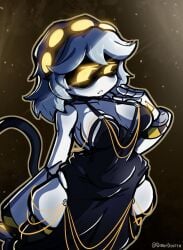diddlydooter1 dress female female_only glitch_productions murder_drones v_(murder_drones)