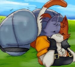 1_anothercat anothercat big_ass big_butt big_thighs cat_ears cat_tail cate_meowdy_(fortnite) catgirl face_down_ass_up fat_ass fortnite fortnite:_battle_royale gloves huge_ass huge_butt huge_thighs looking_at_viewer multicolored_body multicolored_fur smiling video_game video_game_character video_games