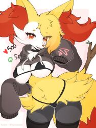 braixen from nintendo by yourpokegal