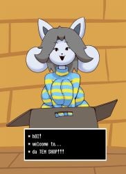 anthro big_breasts jacors temmie_(undertale) undertale undertale_(series)
