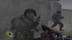 captain_(medal_of_honor:_frontline) crosshair gun heads-up_display m1_garand medal_of_honor:_frontline off-topic rifle soldier submachine_gun tagme thompson_submachine_gun user_interface weapon