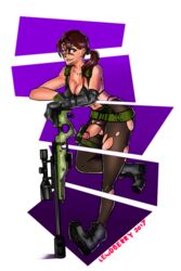 1futa futa_only futanari intersex lewdberry metal_gear_solid quiet_(metal_gear)