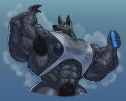 anubis from egyptian mythology by guzreuef