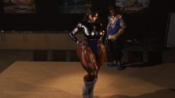 1boy 1girls 3d 3d_model 3d_render abs alternate_hairstyle athletic athletic_female boots brickhouse capcom chrome chun-li chun-li_(battle_ouffit_sfv) cuffs cybernetics female glowing_eyes interracial justfrog-entertainment long_hair luke_sullivan male male/female metallic_body muscular muscular_female muscular_legs muscular_male nanomachines pale-skinned_female pale_skin pantyhose penis street_fighter street_fighter_v tagme thick_thighs thighs thunder_thighs thunderthighs toned toned_body toned_female veins veiny veiny_penis virt-a-mate virtamate