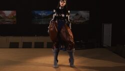 1boy 1girls 3d 3d_model 3d_render abs alternate_hairstyle athletic athletic_female boots brickhouse capcom chrome chun-li chun-li_(battle_ouffit_sfv) cuffs cybernetics female glowing_eyes interracial justfrog-entertainment long_hair luke_sullivan male male/female metallic_body muscular muscular_female muscular_legs muscular_male nanomachines pale-skinned_female pale_skin pantyhose penis street_fighter street_fighter_v tagme thick_thighs thighs thunder_thighs thunderthighs toned toned_body toned_female veins veiny veiny_penis virt-a-mate virtamate