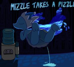 aliasing biped blue_body blue_bottomwear blue_clothing blue_hat blue_headwear blue_skirt bodily_fluids bottomwear closed_eyes clothed clothing darkner deltarune deltarune_chapter_4 digital_media_(artwork) dress elemental_creature feet female fogspot fool's_hat foot_focus genital_fluids genitals harsh_lighting hat headgear headwear innie_vulva miss_mizzle_(deltarune) mizzle_(deltarune) peeing peeing_on_ground pussy shaded skirt solo undertale_(series) unusual_bodily_fluids unusual_genital_fluids unusual_urine upskirt urine urine_on_ground urine_stream vulva water water_creature watersports