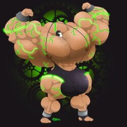 bane bara batman_(series) centaurus dc_comics hyper hyper_bulge hyper_muscles male male_only muscles singlet