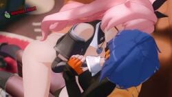 2girls 3d animated ass belle_(zenless_zone_zero) blue_hair bottomless dab_neko female female_only holding_face hoyoverse infected_heart kissing lecheryamoreva longer_than_10_seconds longer_than_30_seconds longer_than_one_minute mihoyo misuzugon moaning mp4 nicole_demara pink_hair sound tagme video yuri zenless_zone_zero