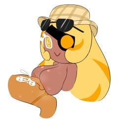 1boy 1girls bodily_fluids breast_press breast_squish breasts breasts_out cock cookie cookie_run cookie_run:_tower_of_adventures cookie_run_kingdom cookie_run_ovenbreak cum cum_on_body devsisters dominant dominant_female duo female gingerbrave gingerbread_cookie gingerbread_man kuwoesque male male/female musk musk_clouds penis penis_out semen semen_on_body sex submissive_male sweat sweating tagme tagme_(character) timekeeper_cookie titjob