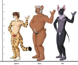 absurd_res anthro bear group hi_res katzepunk male mammal trio