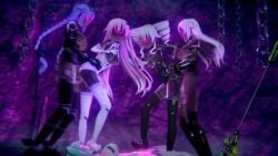 2girls 3d 3futas black_heart black_sister bodysuit breasts corruption dronification female foot_fetish foot_on_face footjob futa_on_female glowing_eyes green_heart_(neptunia) incest latex latex_corruption latex_suit light-skinned_female light-skinned_futa long_hair nepgear neptune_(neptunia) neptunia_(series) no_sound noire purple_heart_(neptunia) purple_sister sex sex_from_behind sisters small_breasts tagme taihou1944 transformation uni_(neptunia) vert video