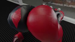 3d animated ass ass_focus ass_shake batman:_arkham_knight batman_(series) bodysuit dc dc_comics female from_behind harley_quinn harley_quinn_(arkham) harley_quinn_(arkham_knight) harley_quinn_(classic) huge_ass jiggle kishi leaning leaning_forward no_sound rocksteady_studios shiny shiny_clothes skin_tight solo tagme thick_thighs twerking video