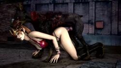 3d all_fours animated ass bestiality black_boots black_g-string boots bracelet breasts breasts_out brown_eyes cerberus_(resident_evil) clothed_sex crossover crown devil_may_cry dog doggy_style dress dress_lift ear_ring g-string g-string_aside kyrie_(devil_may_cry) long_hair medium_breasts moaning nipples no_sound open_mouth penetration pink_dress rape red_hair resident_evil sfmarvel vaginal vaginal_penetration video zombie_dog zoophilia