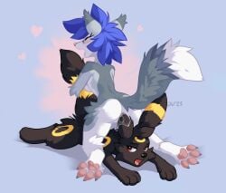 absurd_res anthro bodily_fluids closed_eyes digital_drawing_(artwork) digital_media_(artwork) dream_weaver_pony duo duo_focus ear_in_pussy ear_penetrating ear_play ear_riding eeveelution enfield female feral fur gabriel_serealia generation_2_pokemon genital_fluids genitals group hi_res looking_at_another male male/female mammal meme muzzle_(disambiguation) nintendo open_mouth owo penetration pokemon pokemon_(species) pussy red_eyes shaded simple_background tail tail_hold tappy_the_bwe umbreon umbreon_ear_kink vaginal_fluids vaginal_penetration white_body