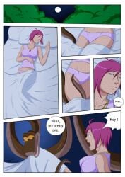 comic kaa oo_sebastian_oo purple_hair snake tagme the_jungle_book
