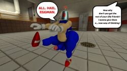 100acrew 1boy 1male 2025 3d 3d_(artwork) 3d_model anthro ass balls big_ass big_butt black_eyes blue_body brainwashing bucket building chum_bucket chum_bucket_bucket_helmet dialogue drone effects facility femboy floating floating_object grabbing grabbing_object head_stuck hedgehog helmet hypnosis inside_building male male_only metal_bucket mind_control mobian mobian_(species) penis resisting restrained sega sfm slave small_balls small_penis solo sonic_(series) sonic_the_hedgehog sonic_the_hedgehog_(series) sound_effects source_filmmaker speech_bubble spongebob_reference standing stuck stuck_in_object text_bubble trapped walking wide_ass wide_hips wide_thighs zombie_walk