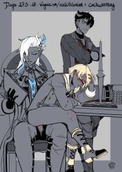anal anal_sex anal_sex blonde_hair blonde_hair_male chair chair_sex clothed clothed_male clothed_sex clothing cockwarming dick exhibitionism freminet_(genshin_impact) gay gay_anal gay_domination gay_male gay_sex genshin_impact helfyr male male/male male_only neuvillette_(genshin_impact) nobodick on_chair penetration penis pleasure pleasure_face pleasured pleasured_face sex submissive submissive_male voyeur voyeurism white_hair white_hair_male wriothesley_(genshin_impact) yaoi yaoi_with_male_audience