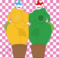 2019 absurd_res big_breasts breasts cogsfixmore darkened_genitals digital_media_(artwork) flora_fauna furry futa_only futanari gynomorph hi_res huge_breasts humanoid intersex mario_(series) nintendo nipples nude piranha_plant plant plant_humanoid super_smash_bros. thick_thighs video_games