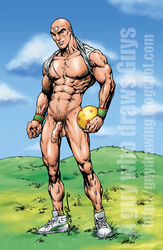 dragon_ball dragon_ball_z male male_only smooth_skin solo tagme tenshinhan tien_shinhan