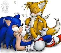 2002 anthro cowgirl_position cum fox fur furry furry_only gree handjob hedgehog interspecies male male_only multiple_males no_humans nude penis sega sex side_view sonic_(series) sonic_the_hedgehog sonic_the_hedgehog_(series) sonic_the_hedgehog_2 straight_hair tagme tails yaoi