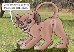 anus cub disney female female_feral feral pussy tagme the_lion_king the_lion_king_ii:_simba's_pride vitani