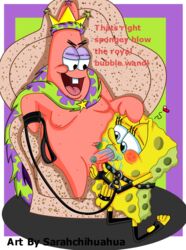 2boys balls blowjob blush bubbles cape cock_ring collar crown drooling fellatio furry gloves king leash master multiple_boys nickelodeon oral oral_sex patrick_star penis ruler saliva sea_sponge slave smooth_skin spongebob_squarepants spongebob_squarepants_(character) starfish stockings suck text throne toonophile uncensored yaoi