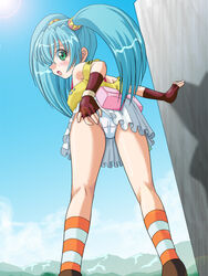 back back_view bakugan_battle_brawlers fully_clothed runo_misaki_(bakugan) tagme upskirt