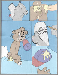 after_rape anthro anus balls baloo bear comic disney fur furry furry_only gay kit_cloudkicker male male_only mammal multiple_males penis tagme talespin tears testicles yaoi