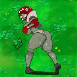 1girls all-star_(pvz) breasts curvy eddiebrije electronic_arts female plants_vs_zombies popcap pussy undead vagina zombie zombie_(pvz) zombie_girl