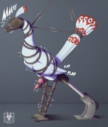 anal anal_sex anthro avian beak bird blindfold bondage bondage bound dildo dildo_in_ass dildo_insertion dreamworks erection falconry_hood fucking_machine genitals hi_res hood kung_fu_panda lord_shen machine male muzzle_(object) muzzled n1k0 object_in_ass penetration penis restraints rope rope_bondage sensory_deprivation sensory_deprivation_helmet sensory_deprivation_hood sex_toy sex_toy_in_ass sex_toy_insertion solo standing wings
