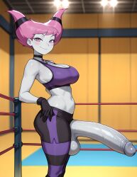 ai_generated futanari grapesss intersex jinx_(dc) teen_titans teenage_futa